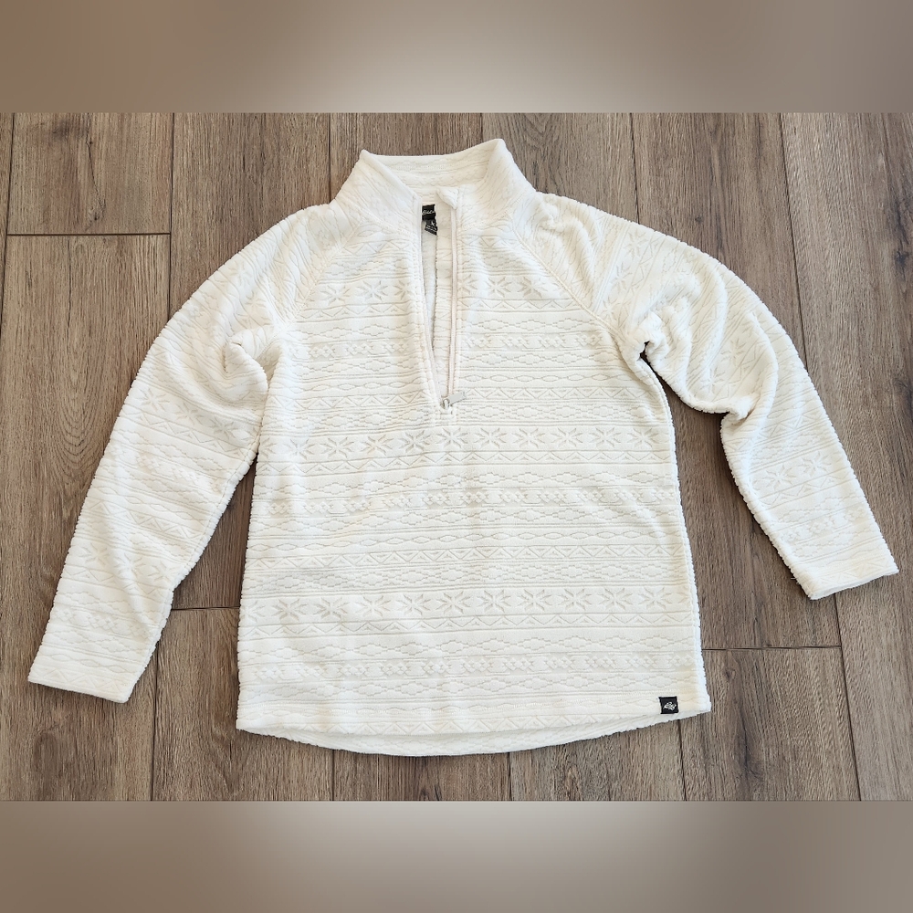 Eddie Bauer Kid's Cream Zip-Up Sweater